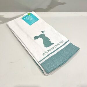 🟢10/$30 NEW Way To Celebrate! Easter Some Bunny Loves You Kitchen Towels
